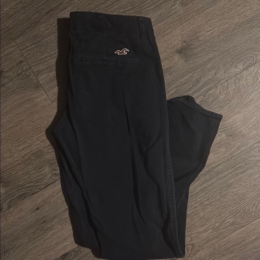 Hollister Black Skinny Pants with High Waist